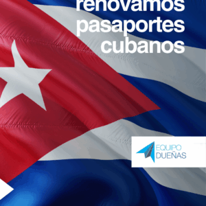 Renovación de Pasaporte Cubano